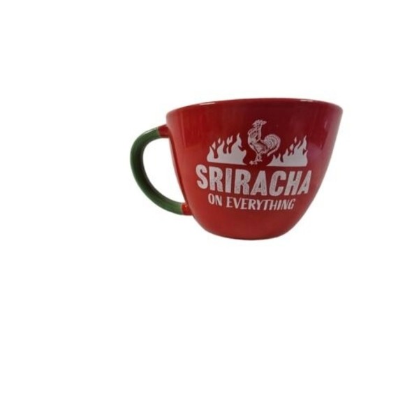 Sriracha Huy Fong Foods Large 24 oz Ramen Noodle Soup Coffee Cup Mug‎ Red - Picture 7 of 11